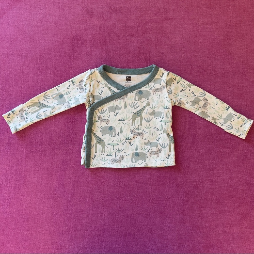 Tea Collection Animal Wrap Top